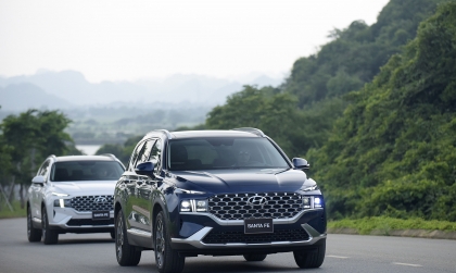 Bảng giá xe Hyundai tháng 4: Hyundai Santa Fe giảm tới 180 triệu đồng